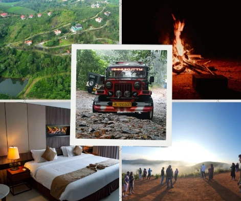 Dream Holidays Vagamon - Jeep Safari and Tent Stay